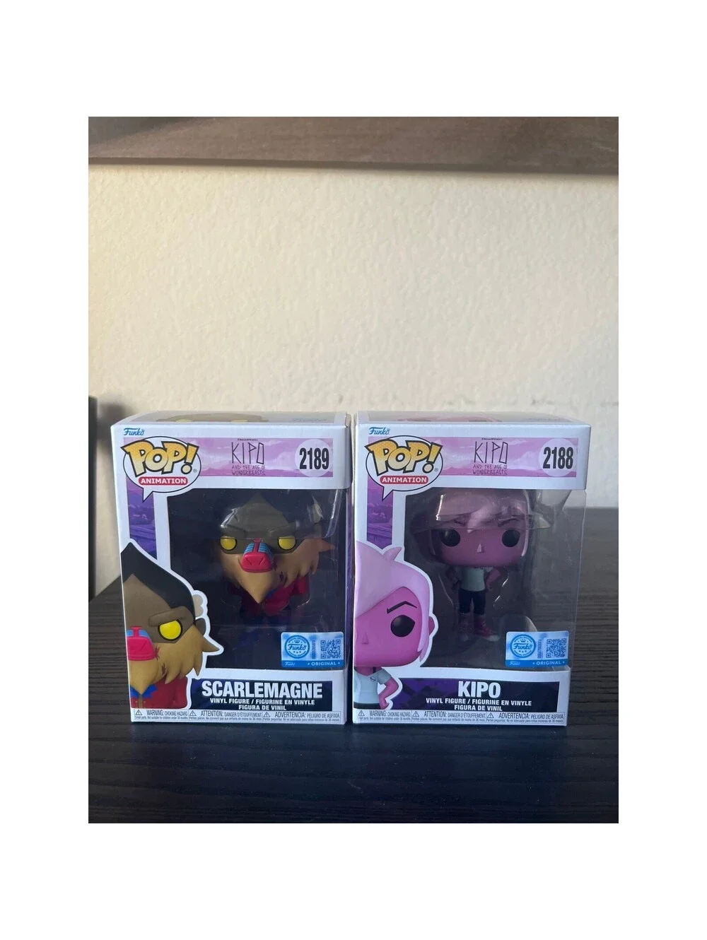 EXCLUSIVE Scarlemagne & Kipo Funko Pops #2188 #2189 Age of Wonderbeasts Movies